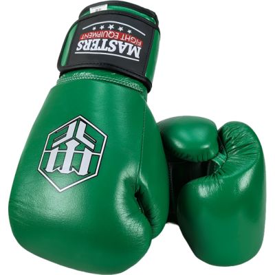 12. Rękawice bokserskie skórzane RBT-GREENSTRIKE 12 oz zielone