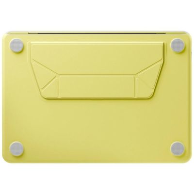 7. Etui UNIQ Lyden Versa na MacBook Neo - żółte