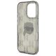 7. Etui Karl Lagerfeld IML Karl Head Electroplated na iPhone 16 Pro - czarne