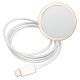 9. Etui Guess Marble MagSafe na iPhone 14 + ładowarka indukcyjna - czarne