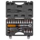 6. Klucz dynamometryczny dwukierunkowy Neo Tools 1/4", 5-25NM, zestaw 21 szt.