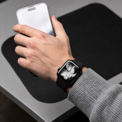 7. Pasek Tech-Protect Silicone na Apple Watch 44 / 45 / 46 / 49 mm - czarny