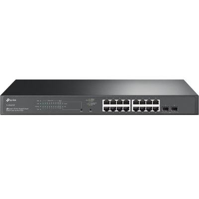 TP-Link JetStream TL-SG2218P przełącznik sieciowy Zarządzany L2/L2+ Gigabit Ethernet (10/100/1000) Obsługa PoE 1U Czarny
