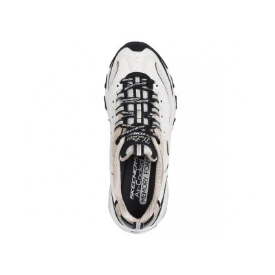 4. Skechers D'Lites Retro Rewind 150536-NTBK Natural/Black