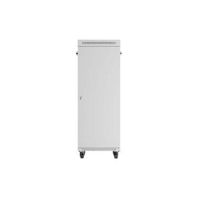 9. LANBERG SZAFA INSTALACYJNA RACK STOJĄCA 19" 32U 600X800 SZARA DRZWI PRZESZKLONE LCD (FLAT PACK) V2
