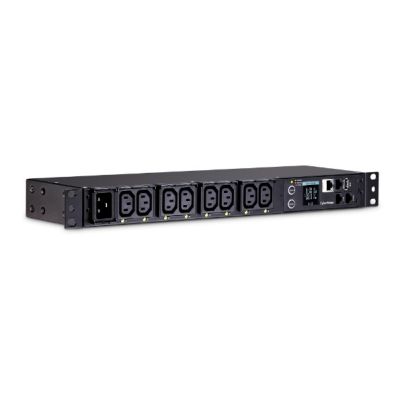 3. CyberPower PDU81005 rozdzielacz zasilania PDU 1U Czarny 8 Gniazdo(a) sieciowe
