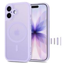 Etui Tech-Protect MagPeak MagSafe CC na iPhone 17 - fioletowy matowy