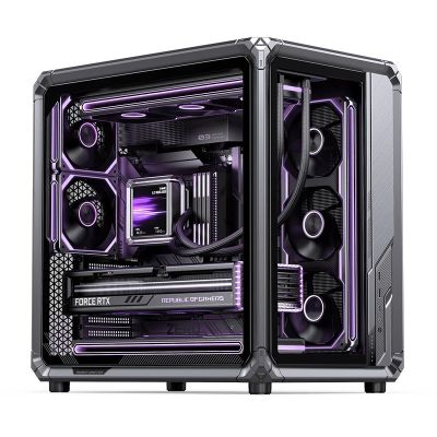 23. Jonsbo X400 Pro PC-Gehäuse, Midi-Tower, ATX, Tempered Glass - grau