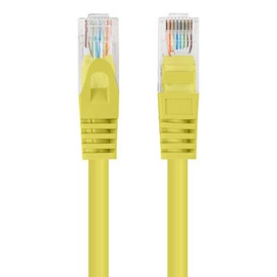 2. PATCHCORD KAT.6 UTP 3M ŻÓŁTY FLUKE PASSED LANBERG 10-PACK