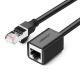 2. Kabel Ugreen NW112 11278 sieciowy Ethernet RJ45 (żeński) - RJ45 (męski) F/UTP Cat. 6 1 Gbps 0.5m - czarny