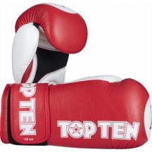 Rękawice bokserskie TOP TEN STAR-XLP 10 oz czerwone