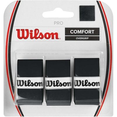 2. Owijka Wilson Pro Comfort Overgrip czarne WRZ4014BK
