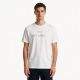 Paul&Shark T-shirt bawełniany męski biało-złoty 99311007-10E - klasyczny krój, logo
