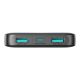 6. Powerbank Joyroom JR-PBF12 10000mAh 2.4A 2x USB-A 1x USB-C - czarny