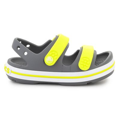 6. CROCS CROCBAND CRUISER SANDAL T KIDS SLATE GREY/ACIDITY 209424-1NJ