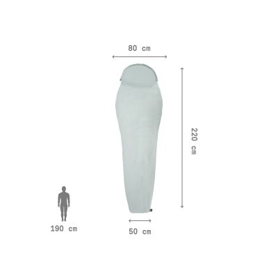 3. Śpiwór MILLET Baikal Liner biały