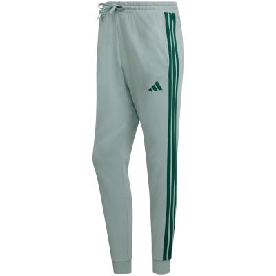 2. Spodnie męskie adidas Essentials 3-Stripes Fleece miętowe KD4836
