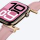 7. Skórzany pasek AMAZINGTHING Class Band do Apple Watch 45 / 46 / 49 mm - różowy