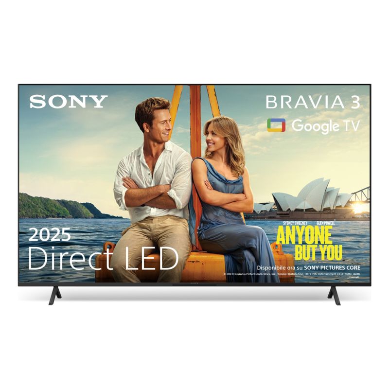 Sony K-55S3 55" (139 cm) Urządzenia z systemem Android UHD Czarny