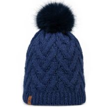 Buff Knitted Fleece Caryn Beanie 13674371710 Granatowe One size