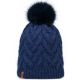 Buff Knitted Fleece Caryn Beanie 13674371710 Granatowe One size
