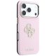 4. Etui Guess Smooth & Big Strass Logo na iPhone 18 Pro / 17 Pro - różowe