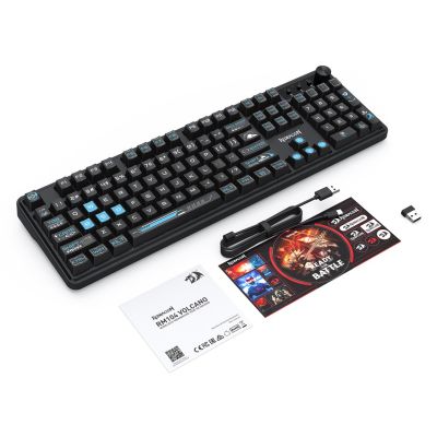 13. REDRAGON K526BB-WL klawiatura Czarny