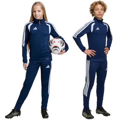 16. Spodnie dla dzieci adidas Tiro 26 League Training Slim granatowee JY7118