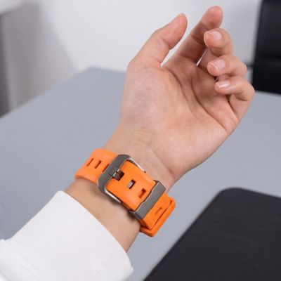 5. Pasek Tech-Protect Motion na Apple Watch 44 / 45 / 46 / 49 mm - pomarańczowy