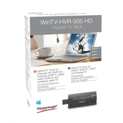 3. Hauppauge WinTV-HVR-935HD Analogowy, DVB-C, DVB-T, DVB-T2 USB