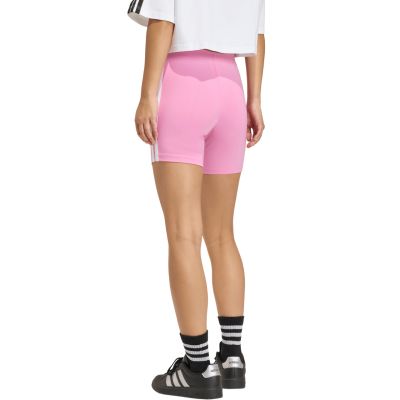 3. Spodenki damskie adidas Essentials 3-Stripes High Waisted Biker różowe KT1625
