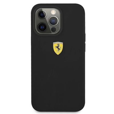 3. Etui Ferrari Silicone na iPhone 13 Pro Max - czarne