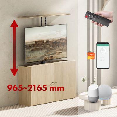 11. MACLEAN UCHWYT ELEKTRYCZNY SUFITOWO-PODŁOGOWY, WYSUWANY, 43''-88'', VESA 600X400, MAX 60KG, 100-240V AC,50/60HZ; MC-125