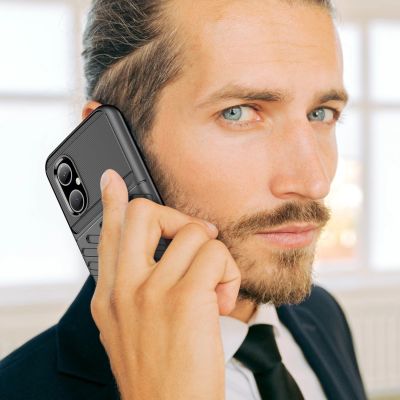 2. Thunder Case etui Xiaomi Poco M4 5G silikonowy pancerny pokrowiec czarne