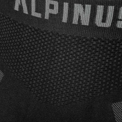 46. Bielizna termoaktywna Alpinus Tactical Base Layer Set czarno-szara M GT43276