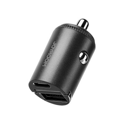 4. Joyroom JR-CCN18 65W A+C Pull-Ring Style Mini Car Charger Black