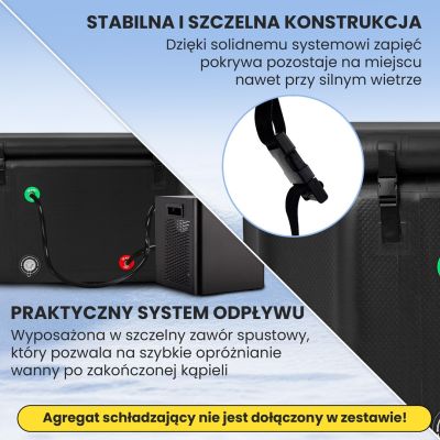 23. Extralink Ice Bath | Wanna do morsowania | 160x85x65cm