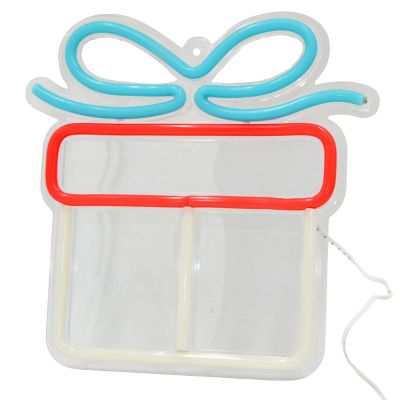 3. FIGURKA NEONOWA LAMPKA PREZENT