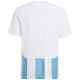 7. Koszulka dla dzieci adidas Striped 24 Jersey biało-błękitna IW2137