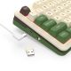 8. REDRAGON K681CGC-RGB-PRO Cyrus klawiatura USB + RF Wireless + Bluetooth Biały, Zielony