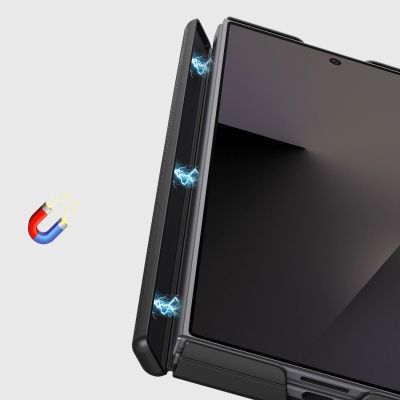 12. Etui Dux Ducis Vyne na Samsung Galaxy Z Fold 8 Ultra kompatybilne z MagSafe - czarne