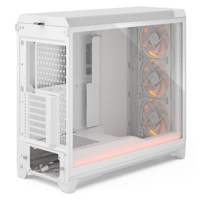 14. Etui Fractal Design Meshify 3 XL Ambience Pro RGB Clear Tint White ATX