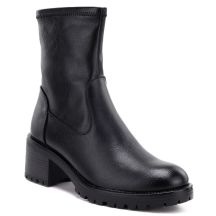 Botki damskie na obcasie czarne Potocki SZ12835