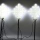 4. LAMPKI DEKORACYJNE ZEW ŚCIEŻKA STICK 3SZT PŁATEK ŚNIEGU NEON