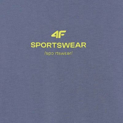 10. Koszulka męska 4F M2961 denim 4FWAW25TTSHM2961 32S