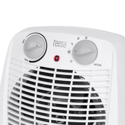 2. TEESA TERMOWENTYLATOR  0,8KW/1,2KW/2KW BIAŁY TSA8059