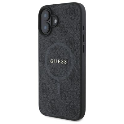 2. Etui Guess 4G Ring Classic Logo MagSafe na iPhone 16 - czarne