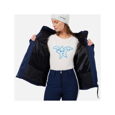 6. Kurtka narciarska damska ROSSIGNOL W JCC ALLSNOW DOWN JKT niebieska