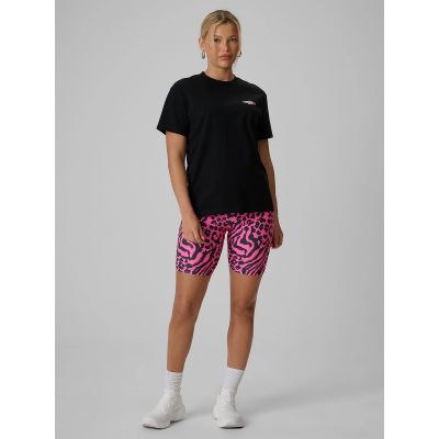Legginsy kolarki dzianinowe damskie 4F 4FRSS26TSTIF053-91A