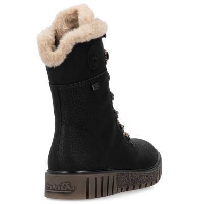 12. Botki z futerkiem Rieker W Y3424-00 RKR745